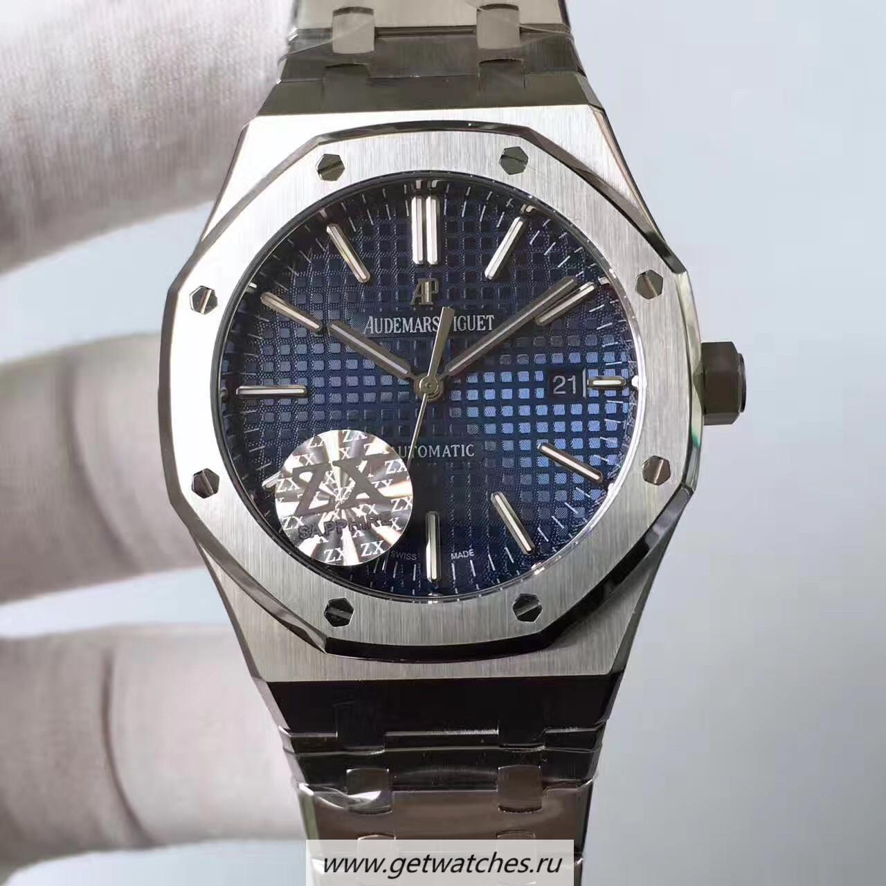 Copy Audemars P1g*et Royal Oak 15400 ZXF SS Blue Dial 3120 Copy Audemars P1g*et Royal Oak 15400 ZXF SS Blue Dial 3120