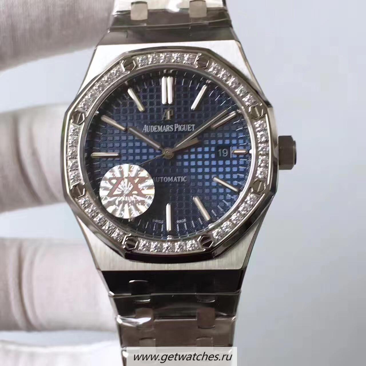 Best Price Audemars P1g*et Royal Oak 15400 ZXF SS & D1am0nds Blue Dial 3120 Best Price Audemars P1g*et Royal Oak 15400 ZXF SS & D1am0nds Blue Dial 3120