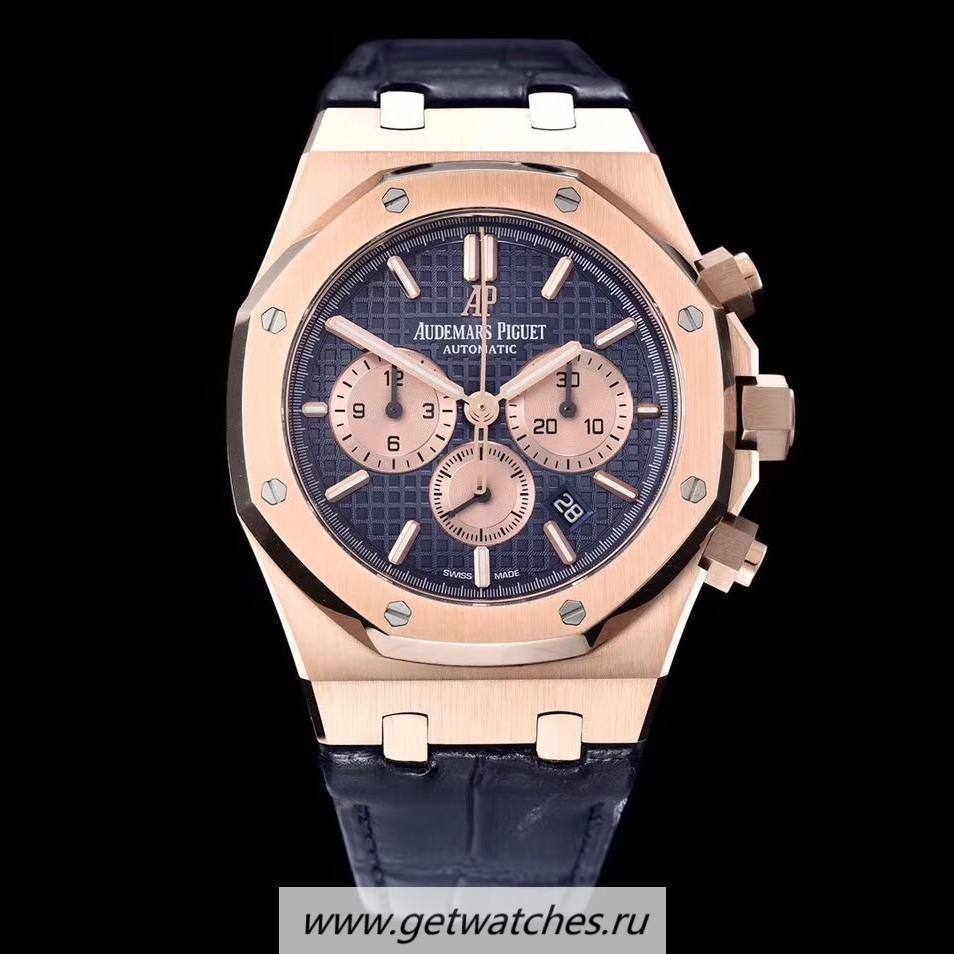 Shop Audemars P1g*et Royal Oak Chrono 26331 OMF Rose Gold Blue Dial 7750 Shop Audemars P1g*et Royal Oak Chrono 26331 OMF Rose Gold Blue Dial 7750