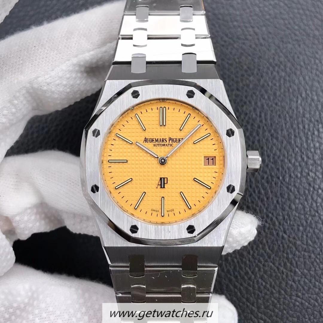Perfect Replica Audemars Royal Oak Jumbo Extra Thin 39mm 15202BC XF V2 SS Yellow Dial 2121 Perfect Replica Audemars Royal Oak Jumbo Extra Thin 39mm 15202BC XF V2 SS Yellow Dial 2121