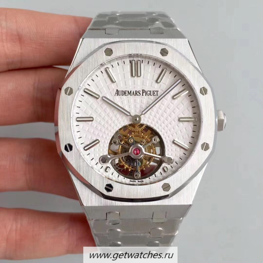 Fake Audemars P1g*et Royal Oak Tourbillon Extra Thin 26522 R8F SS White Dial 2924 Fake Audemars P1g*et Royal Oak Tourbillon Extra Thin 26522 R8F SS White Dial 2924