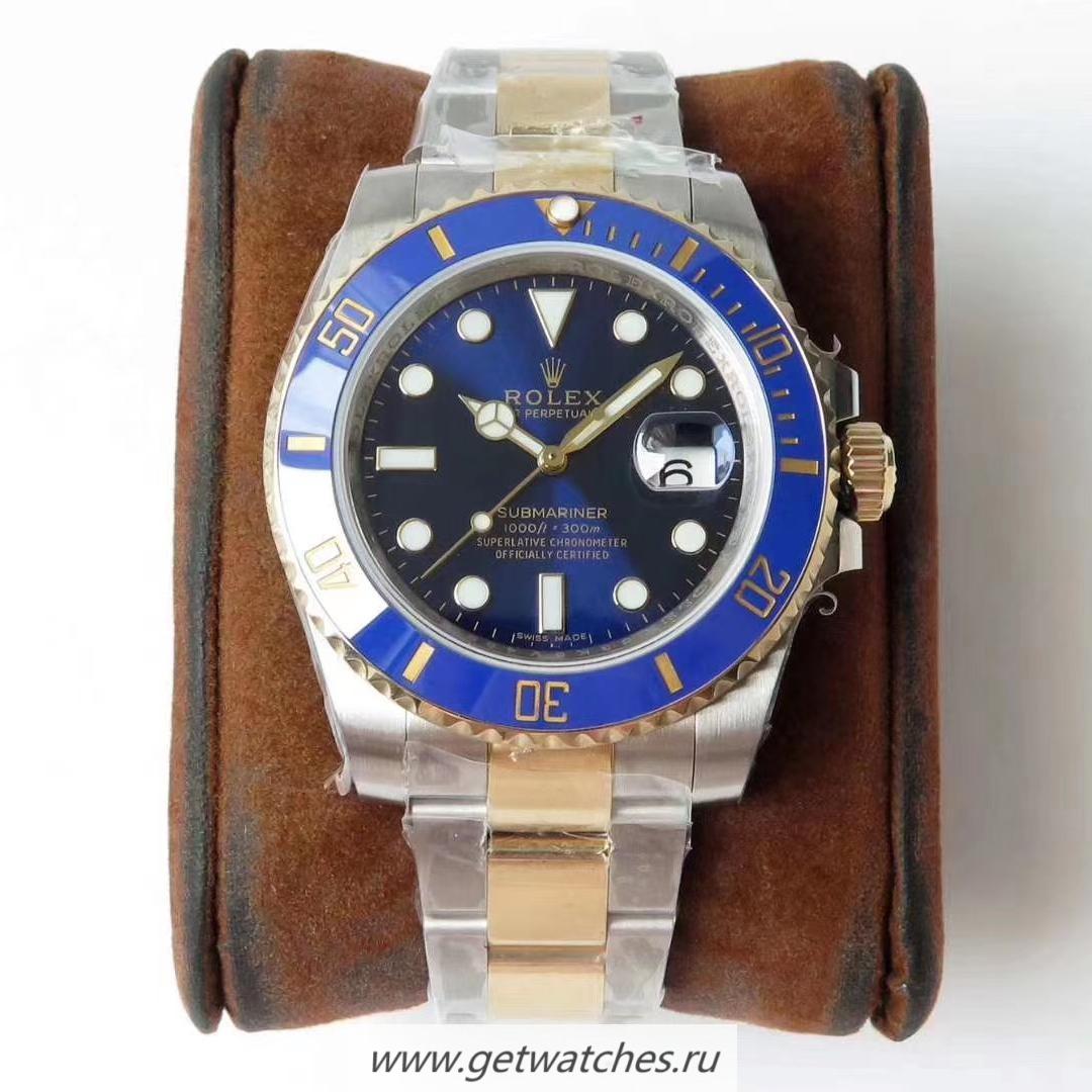 NEW Replica R01ex Submariner Date 116613 LB ROF 18K Yellow Gold Wrapped & SS Blue Dial 2836 NEW Replica R01ex Submariner Date 116613 LB ROF 18K Yellow Gold Wrapped & SS Blue Dial 2836