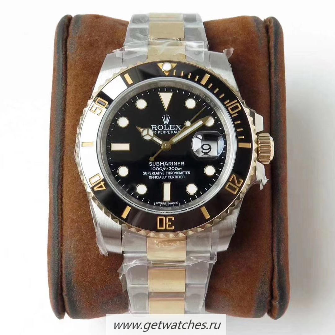 Best Price R01ex Submariner Date 116613 LN ROF 18K Yellow Gold Wrapped & SS Black Dial 2836 Best Price R01ex Submariner Date 116613 LN ROF 18K Yellow Gold Wrapped & SS Black Dial 2836