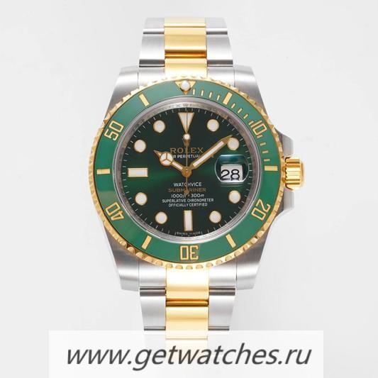 Replica R01ex Submariner Date 116613 LV VRF 18K Yellow Gold Wrapped & SS Green Dial 2836 Replica R01ex Submariner Date 116613 LV VRF 18K Yellow Gold Wrapped & SS Green Dial 2836