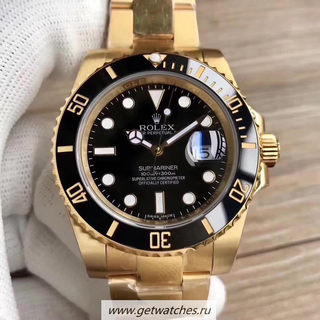 Perfect Replica R01ex Submariner Date 116618 LN BPF Yellow Gold Black Dial 2836 Perfect Replica R01ex Submariner Date 116618 LN BPF Yellow Gold Black Dial 2836