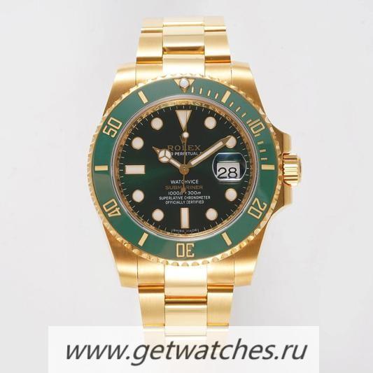 High Quality R01ex Submariner Date 116618 LV VRF 18K Yellow Gold Wrapped Green Dial 2836 High Quality R01ex Submariner Date 116618 LV VRF 18K Yellow Gold Wrapped Green Dial 2836
