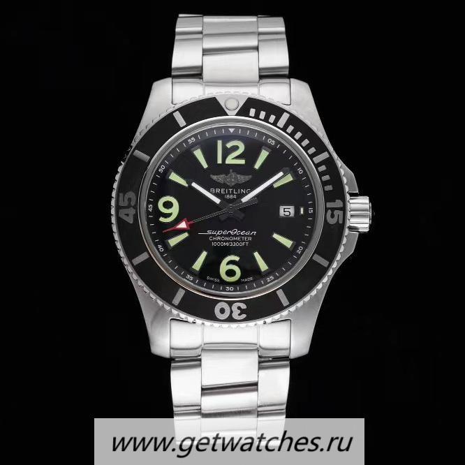 Shop Breitling S*perocean Automatic 44 TF SS Black Dial 2824 Shop Breitling S*perocean Automatic 44 TF SS Black Dial 2824