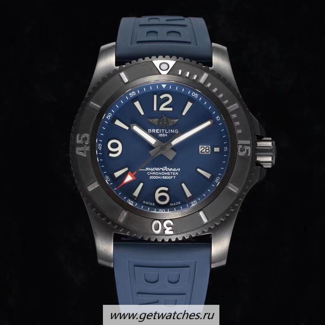 Perfect Replica Breitling S*perocean Automatic 46 TF DLC Blue Dial 2824 Perfect Replica Breitling S*perocean Automatic 46 TF DLC Blue Dial 2824