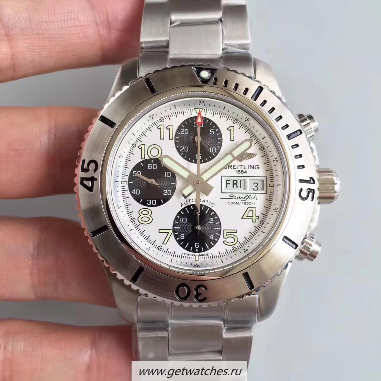 NEW Replica Breitling S*perocean Chrono Steelfish A13341C3.G782.162A GF SS White Dial 7750 NEW Replica Breitling S*perocean Chrono Steelfish A13341C3.G782.162A GF SS White Dial 7750