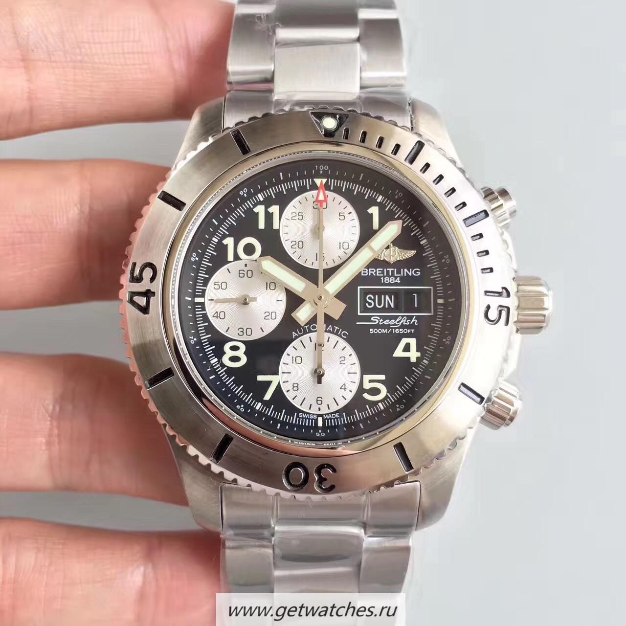Best Price Breitling S*perocean Chrono Steelfish A13341C3/BD19/162A GF SS Black Dial 7750 Best Price Breitling S*perocean Chrono Steelfish A13341C3/BD19/162A GF SS Black Dial 7750