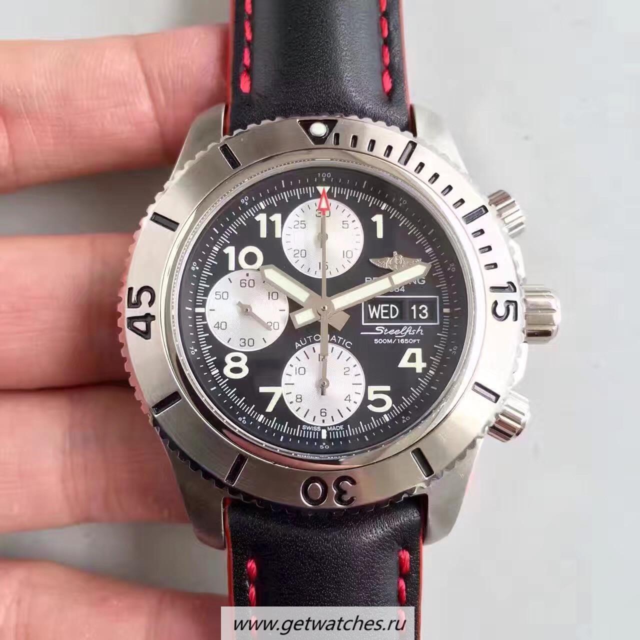 Copy Breitling S*perocean Chrono Steelfish A13341C3/BD19/228X/A20BASA.1 Noob Factory SS Black Dial 7750 Copy Breitling S*perocean Chrono Steelfish A13341C3/BD19/228X/A20BASA.1 Noob Factory SS Black Dial 7750