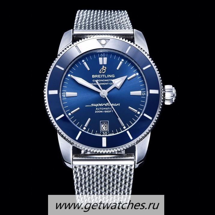 High Quality Breitling S*perocean Heritage II 42mm GF SS Blue Dial 2824 V2 High Quality Breitling S*perocean Heritage II 42mm GF SS Blue Dial 2824 V2