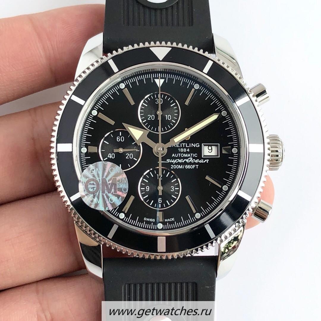 NEW Replica Breitling S*perocean Heritage II Chrono 46 A1331216 OMF SS Black Dial 7750 NEW Replica Breitling S*perocean Heritage II Chrono 46 A1331216 OMF SS Black Dial 7750