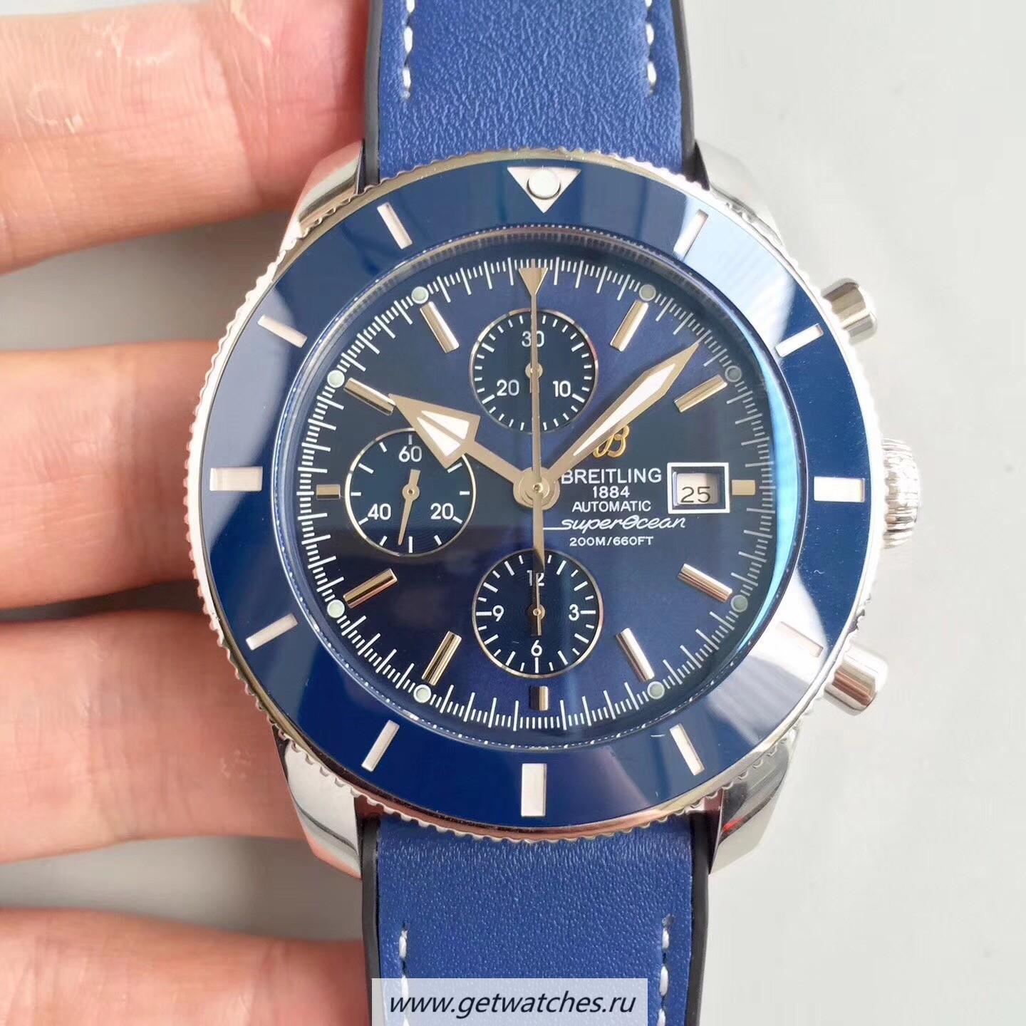 High Quality Breitling S*perocean Heritage II Chrono 46 A1331216/C963/277S Noob Factory SS Blue Dial 7750 High Quality Breitling S*perocean Heritage II Chrono 46 A1331216/C963/277S Noob Factory SS Blue Dial 7750