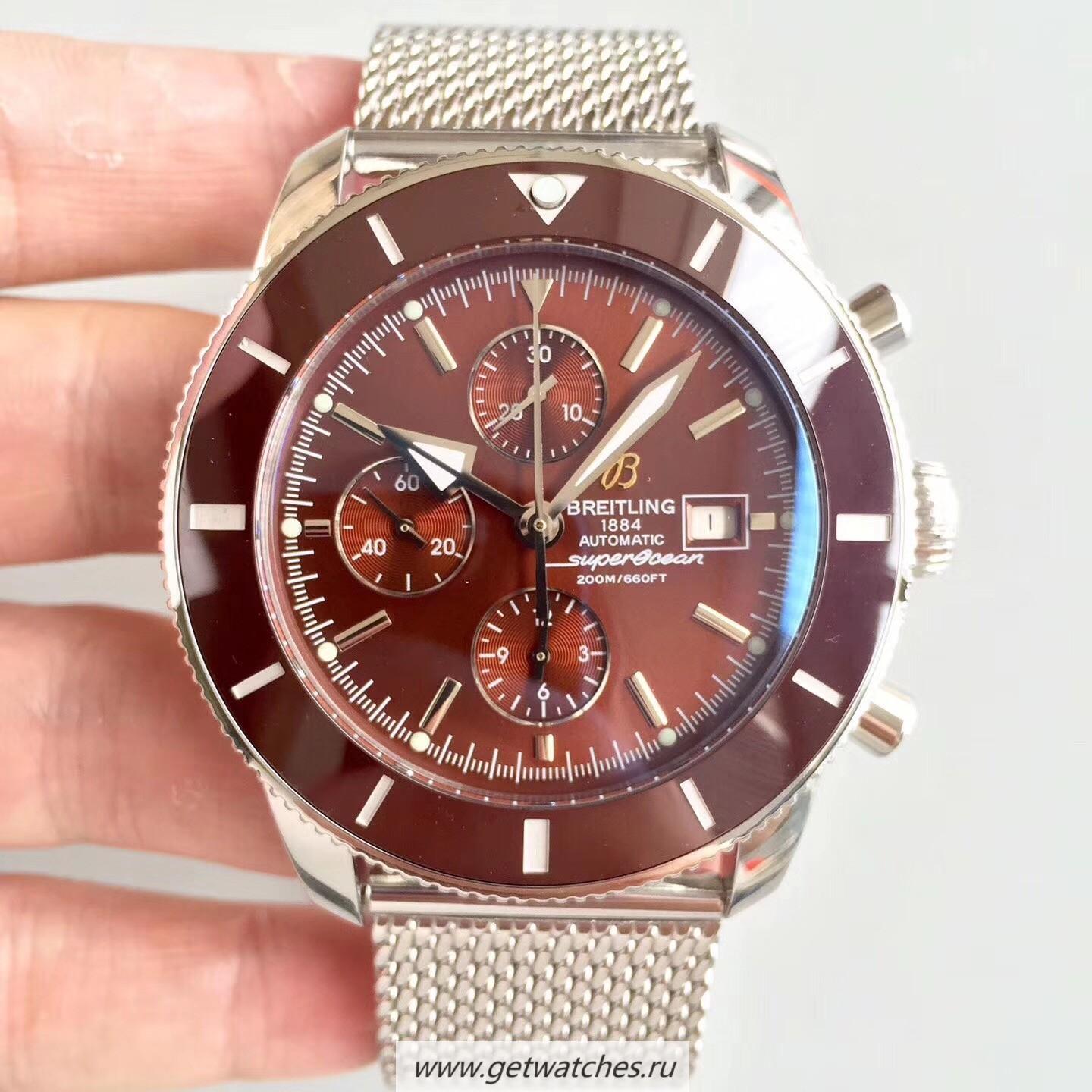 Best Price Breitling S*perocean Heritage II Chrono 46 A1331233/Q616/152A Noob Factory SS Chocolate Dial 7750 Best Price Breitling S*perocean Heritage II Chrono 46 A1331233/Q616/152A Noob Factory SS Chocolate Dial 7750
