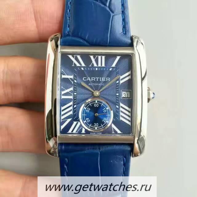 High Quality Ca*t1er Tank MC WSTA0010 JF SS Blue Dial 1904MC High Quality Ca*t1er Tank MC WSTA0010 JF SS Blue Dial 1904MC