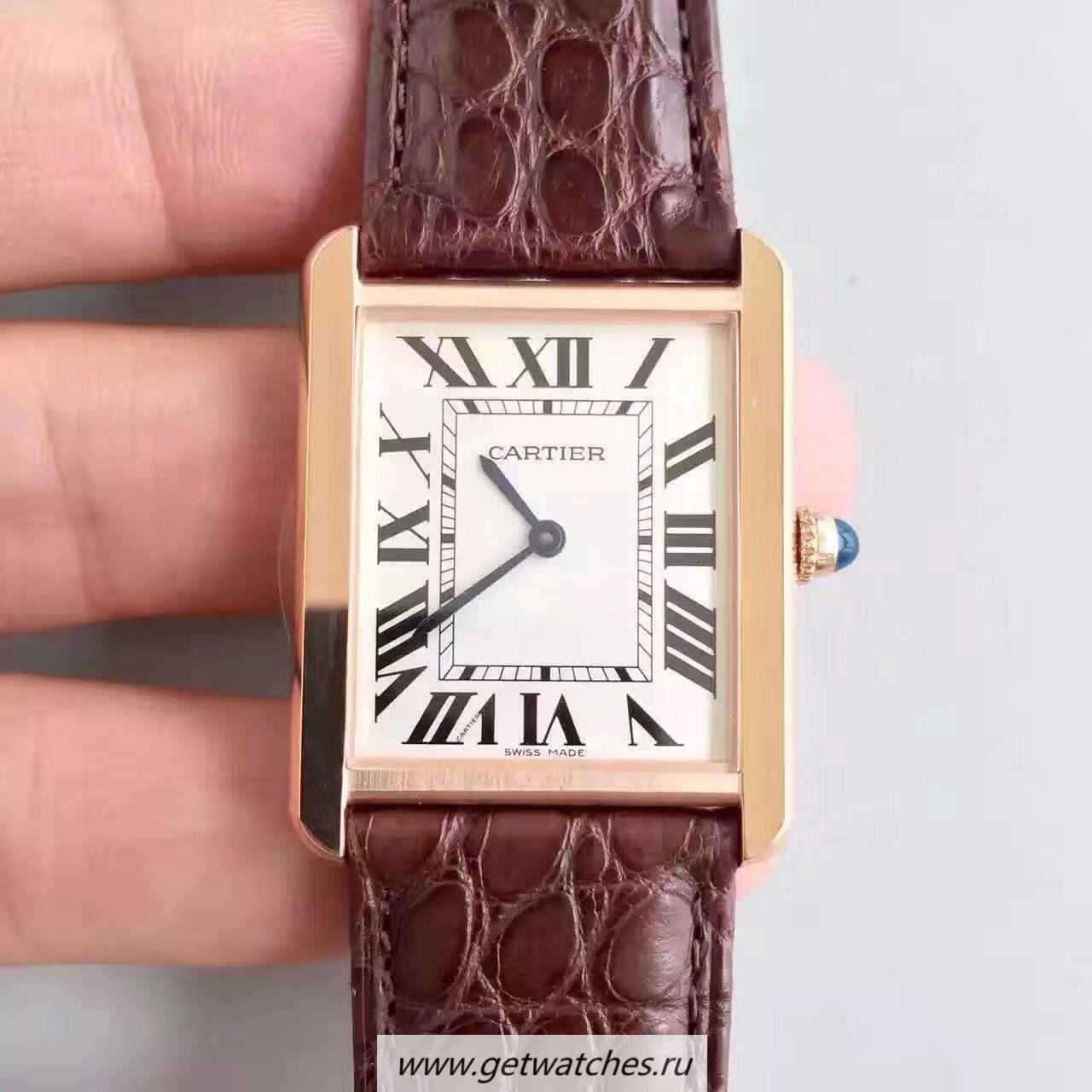 Copy Ca*t1er Tank Solo Ladies W5200025 27mm x 34mm TWF Rose Gold White Dial Quartz Copy Ca*t1er Tank Solo Ladies W5200025 27mm x 34mm TWF Rose Gold White Dial Quartz