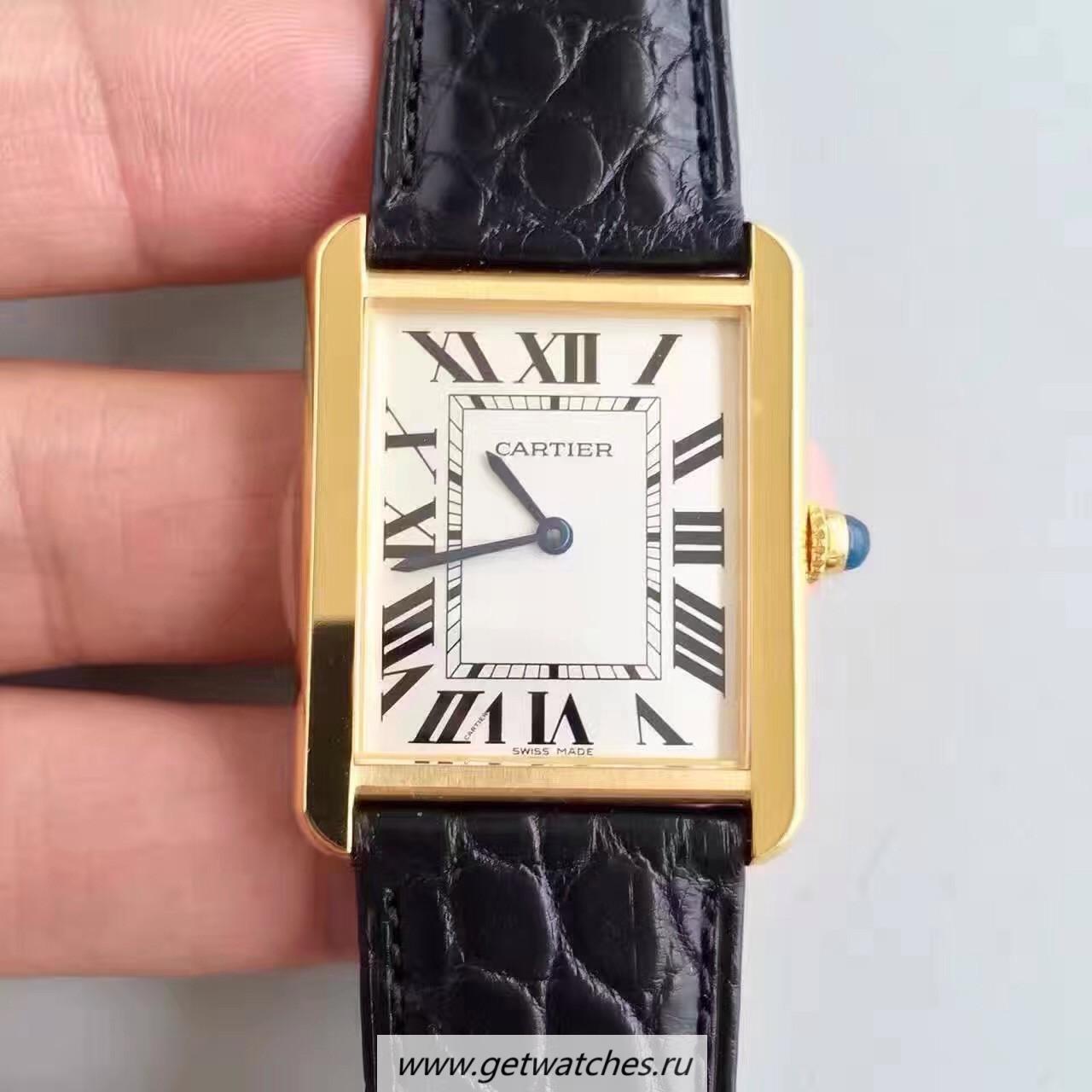 Perfect Replica Ca*t1er Tank Solo Ladies W5200025 27mm x 34mm TWF Yellow Gold White Dial Quartz Perfect Replica Ca*t1er Tank Solo Ladies W5200025 27mm x 34mm TWF Yellow Gold White Dial Quartz