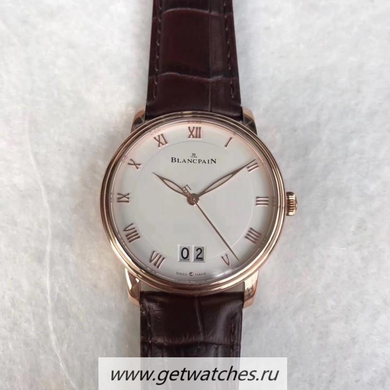 Fake Blancpain Villeret Grande Date 6669-3642-55B HGF V2 Rose Gold White Dial 6950 Fake Blancpain Villeret Grande Date 6669-3642-55B HGF V2 Rose Gold White Dial 6950